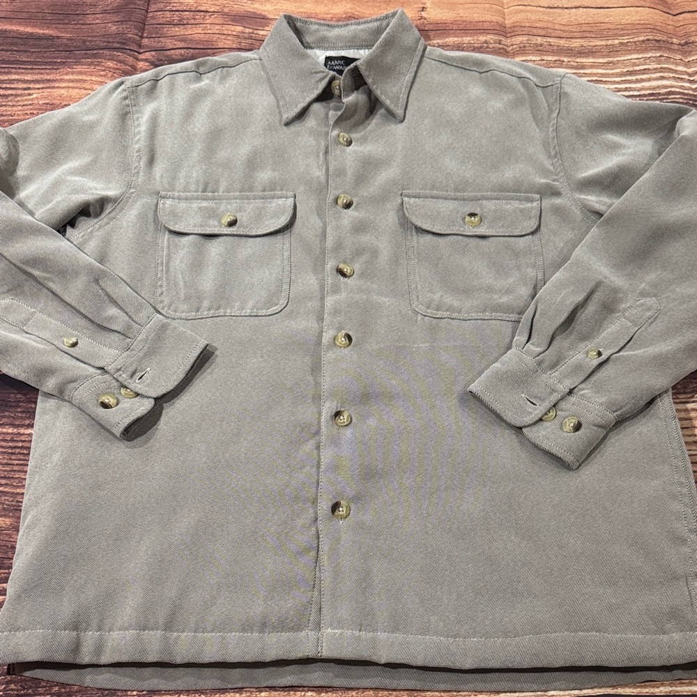Marc Edwards Men's Lt Taupe Quilted Shirt Jacket